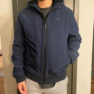 Mens Tommy Hilfiger Navy Jacket